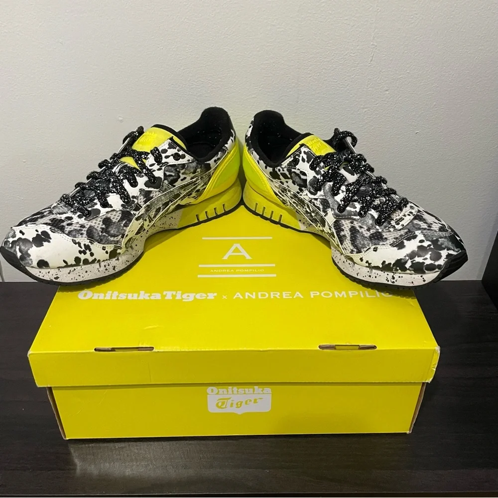 Onitsuka Tiger X Andrea Pompilio Collaboration Sneaker Men’s 9 - Blotted Black - Picture 1 of 14